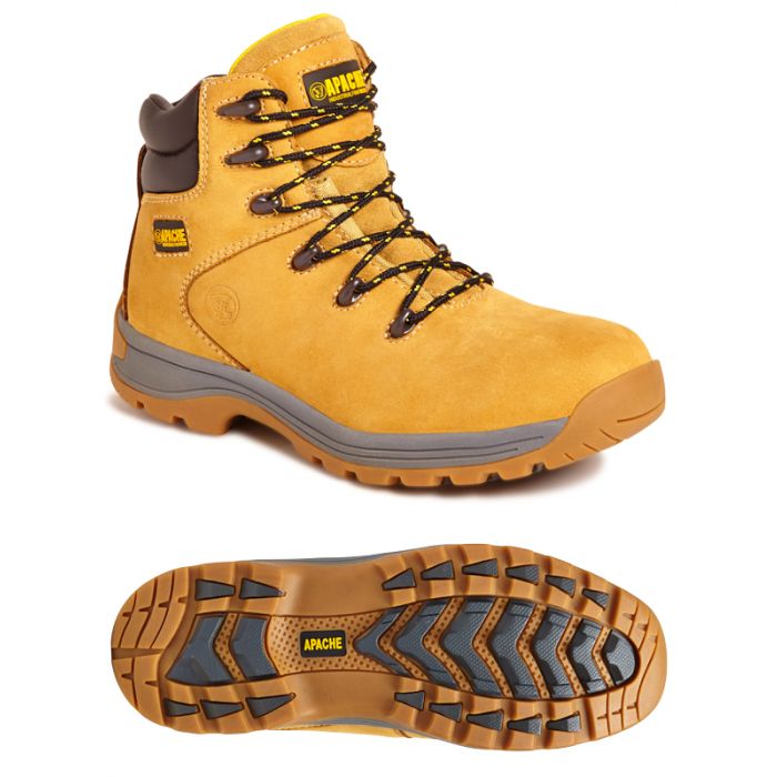 Apache steel shop toe cap boots