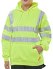 Hi-Viz Non Zip Hoodie